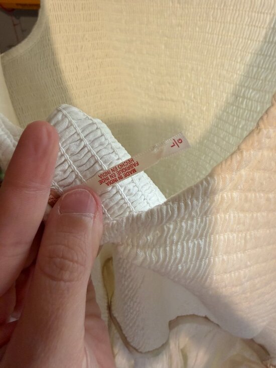 Free People Nightingale Seersucker Midi Dress L - Picture 5 of 5